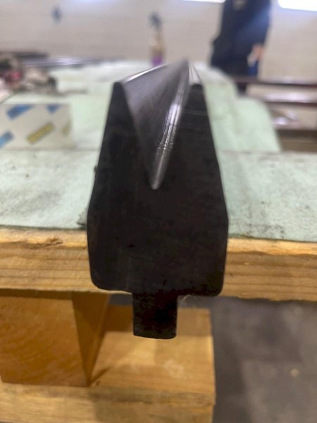 126&quot; FEMALE ACUTE PRESS BRAKE DIE: STOCK #78054