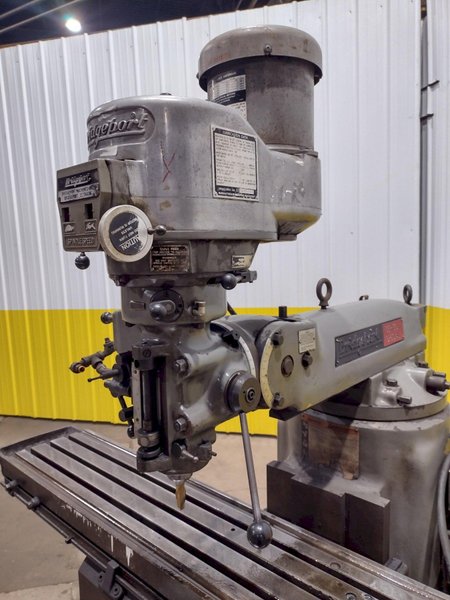 2 HP BRIDGEPORT SERIES II SPECIAL RAM TYPE VERTICAL MILL: STOCK #19945