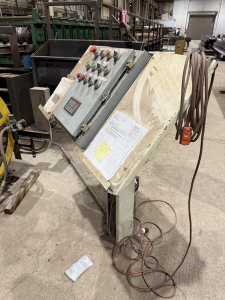 100 TON X 64" WIDE STAMCO MODEL #810-64 CUTOFF PRESS, WITH AIR CLUTCH: YOBRO #24793