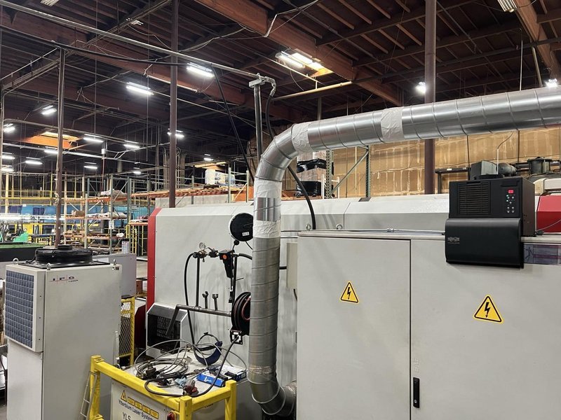 4000 Watt Nukon NF PRO 315 Fiber Laser, 2014 – 5’x10′ Table, 1 year warranty and installation included