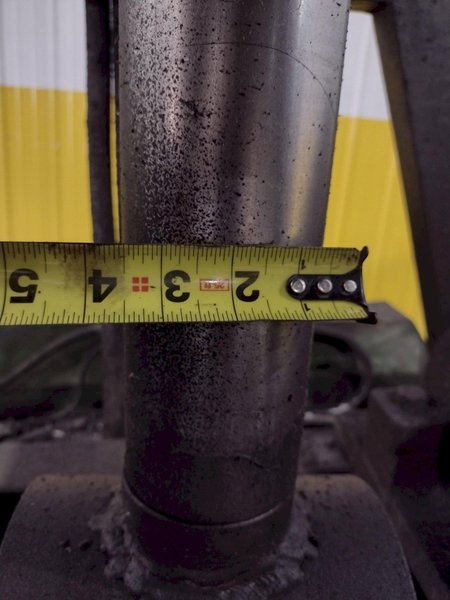 DRILCO PORTABLE HYDRAULIC PIPE STRAIGHTENER PRESS ON TRAILER: STOCK #21894