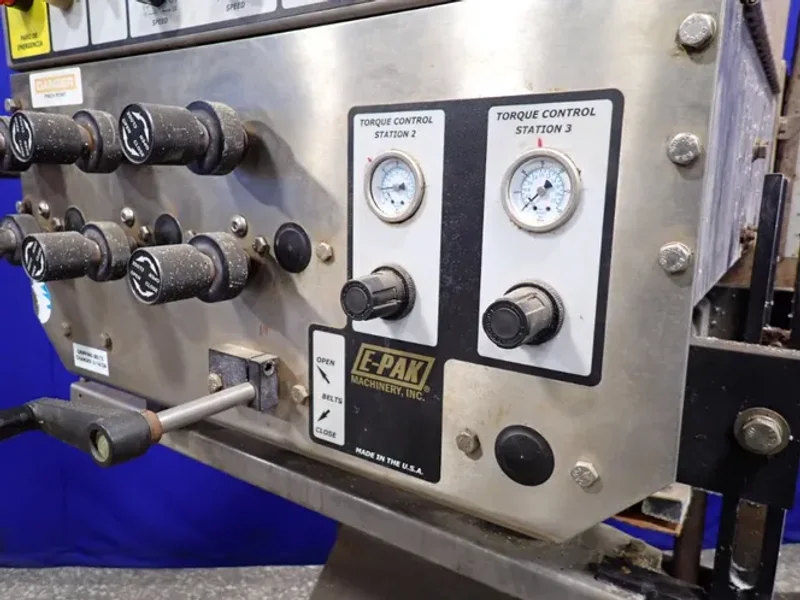 E-pak Machinery  3 Spindle Capper