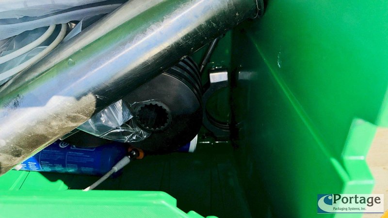 Processtec Inc. 104.27 NG Sanitary Screw Pump  | 40Hp Wash-down Pump Cart Assembly  |  w/AB Touchscreen Controls