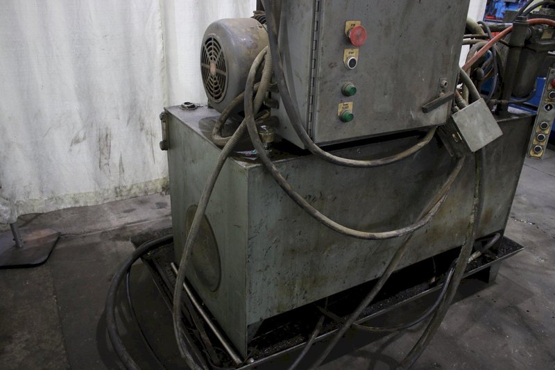200 TON STONEGATE C FRAME HYDRAULIC FLANGE PUNCH: STOCK #71958