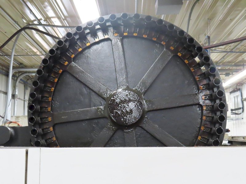 Mazak VCN 510C-II CNC Vertical Machining Center, Mazatrol Matrix CNC Control, Rotary Table, 4th Axis Drive, 12K RPM, 48 ATC, Probing and MORE!- Auction Item