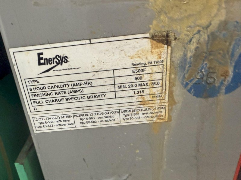 6,000 LBS MITSUBISHI PMWR30 RIDE ON ELECTRIC PALLET JACK: YOBRO #24340