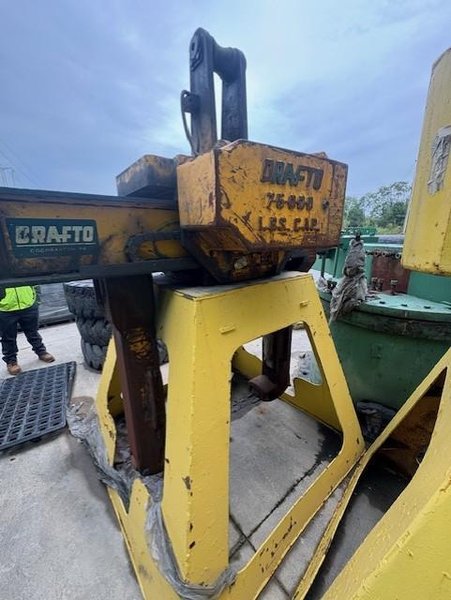 75,000# X 72" DRAFO ROTATING COIL GRAB COIL LIFTER STOCK# 4416