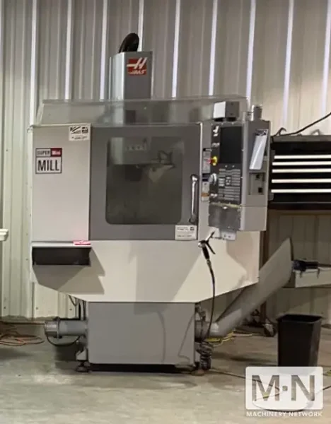 HAAS Super Mini Mill 4-Axis CNC Vertical Machining Center, 2007