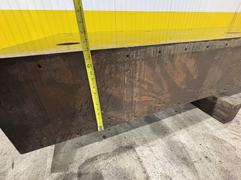 10&#039; WIDE X 23&#039; LONG X 14&quot;  HIGH LAKE SHORE HEAVY DUTY CAST LAYOUT FLOOR PLATE / TABLE: STOCK #11369