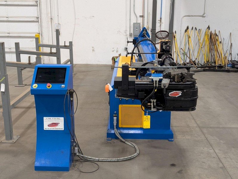2023 3&quot; ERCOLINA EB76CNC V76 CNC TUBE BENDER, 440-480V, 3PH, 50-60HZ; W/ CONTROLLER; W/ TOOLING: STOCK #23611