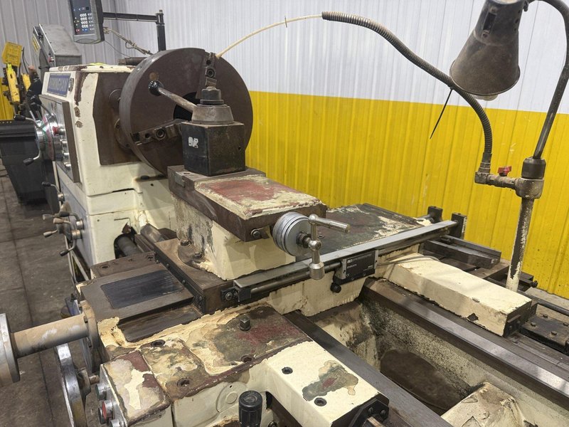32" X 60" BIRMINGHAM MODEL #DL3260 GAP BED ENGINE LATHE 2006 5" HOLE : YOBRO #25339