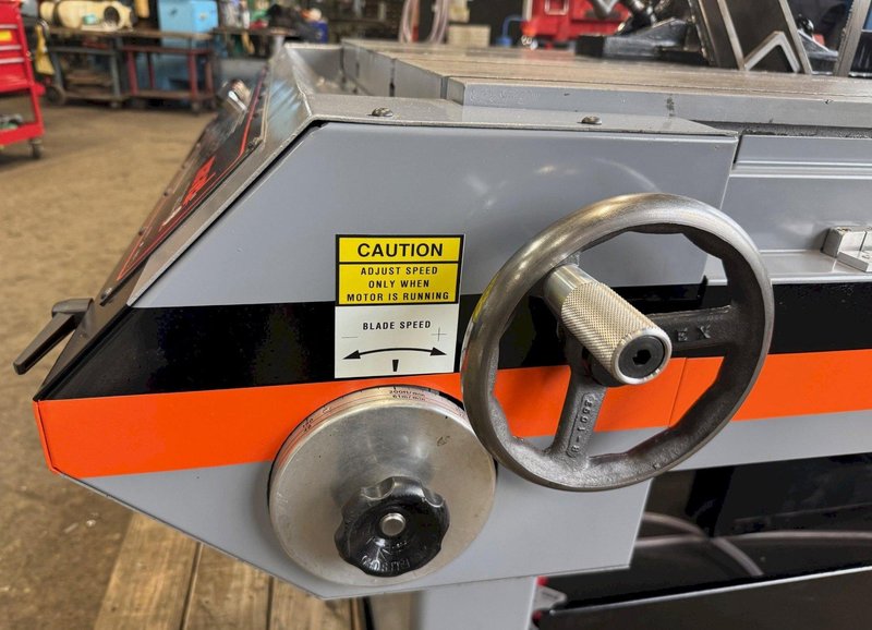 18" x 28" Marvel Series 8 Mark II Tilt Frame Vertical Band Saw , High Column, 1" Blade, 2 HP, To Be Reconditioned