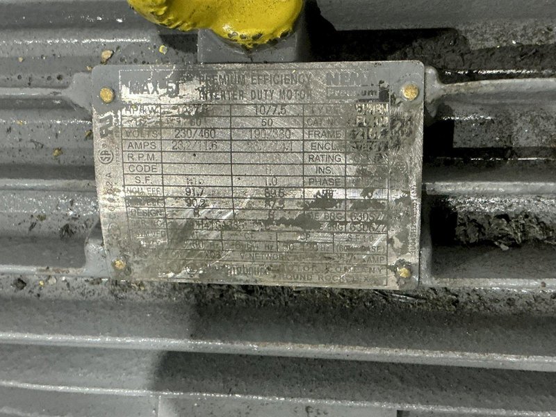 8' X 5/8" WEBB MODEL #9L INITIAL PINCH 3 ROLL PLATE BENDING ROLL: YOBRO #24510