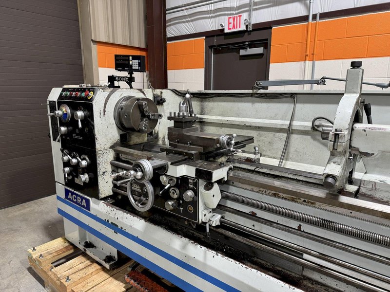18" x 60" ACRA Model FEL-1860BE Geared Head Engine Lathe