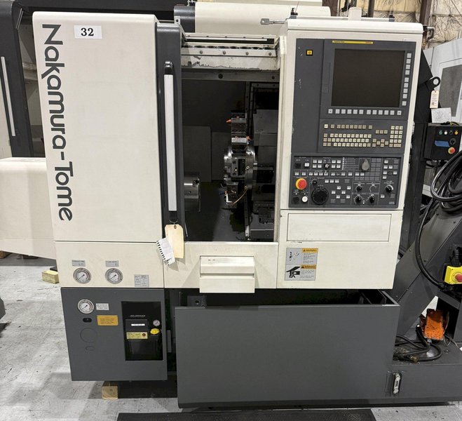Nakamura-Tome AS-200Y Turning Center. Y-Axis. Live Milling. New-2020
