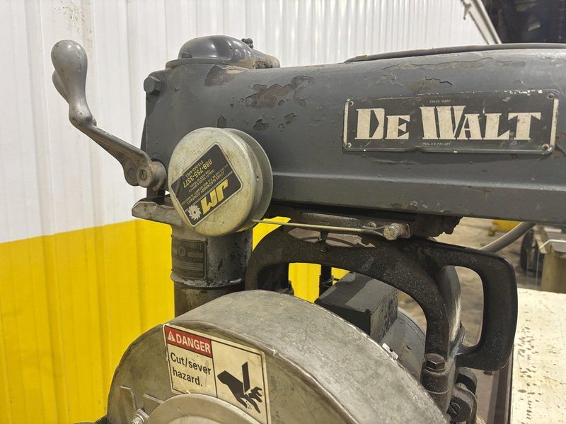 5 HP DEWALT MODEL GE RADIAL ARM SAW: STOCK #22926