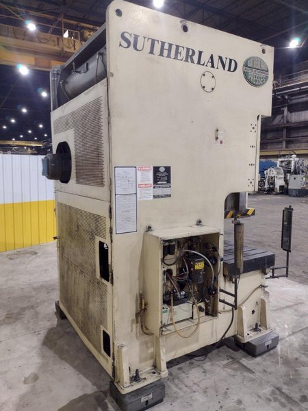 160 TON SUTHERLAND MODEL #FTP-160 GAP PRESS, STROKE 7.87&quot;, new 2000 : STOCK #20720