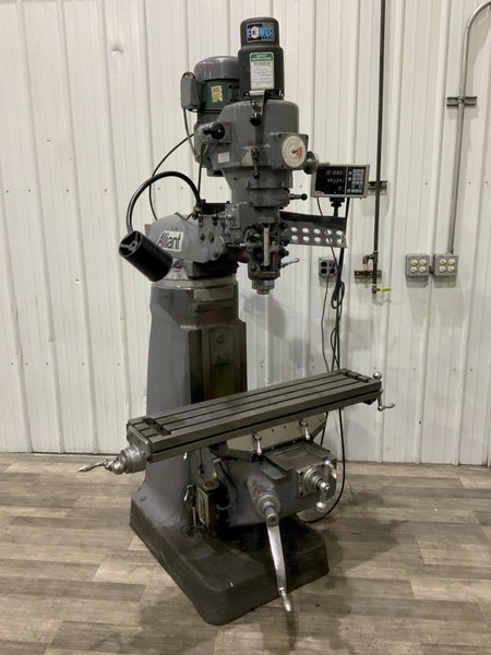 3 HP ALLIANT RAM TYPE VERTICAL MILLING MACHINE: STOCK #80801
