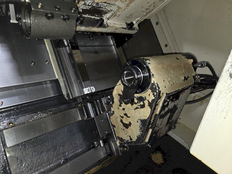 Hwacheon Cutex 160A CNC Turning Center, 2010 equipped with Fanuc 0i-TC Control, 16C Collet Nose, High Pressure Coolant System, Coolant Pump