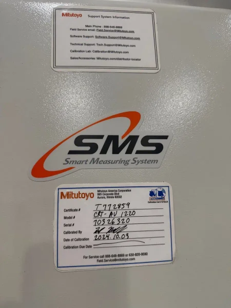 USED MITUTOYO CRYSTA-APEX V122010 CMM / SCANNER