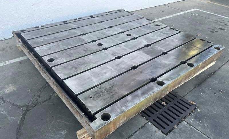 8&#039; X 12&#039; X 7&quot; BAY CITY T SLOTTED FLOOR PLATES: STOCK # 3764