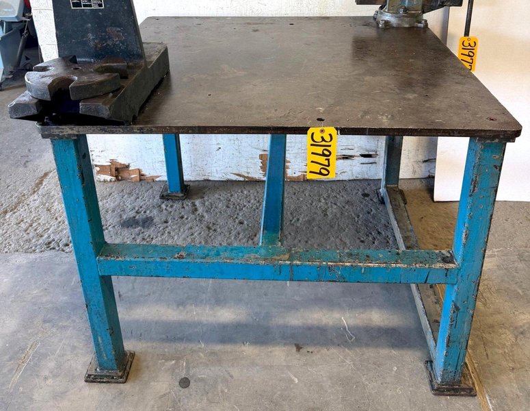 48&quot; x 52&quot; Steel Welding Table, 1&quot; Thick Top, 40&quot;H