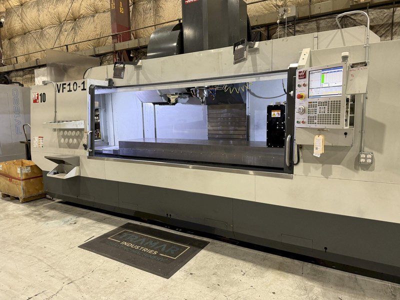 Used 2019 Haas VF-10/50 CNC Vertical Machining Center with 4th Axis (HRT-450) For Sale