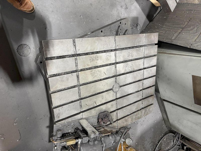 40" X 50" DEVLIEG AIR LIFT ROTARY TABLE. STOCK # 0221426