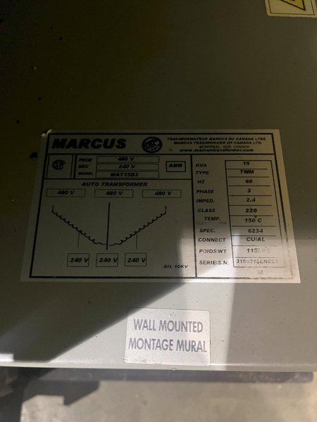 Hyd-Mech Model H-11A Horizontal programmable Automatic saw, 11" x 13" capacity, roller conveyor TS-50 controller. 2015'