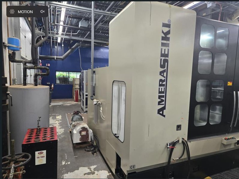 Amera‑Seiki VTC‑5 VMC, 2022 – Cool Through Spindle, Chip Auger