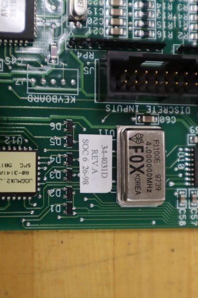 Used Haas 34-4031D Rev. A; Serial Keyboard PCB Interface