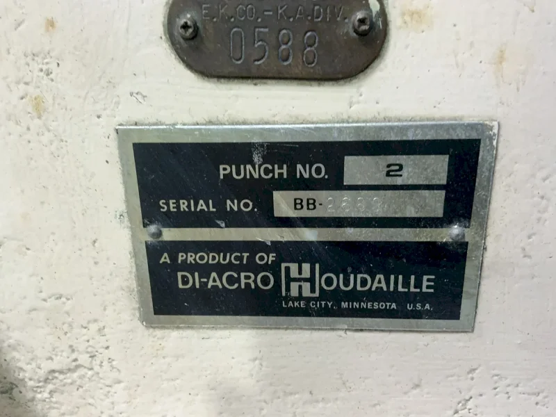 DI-ACRO HOUDAILLE 12” X 15” PNEUMATIC PRESS  -  2