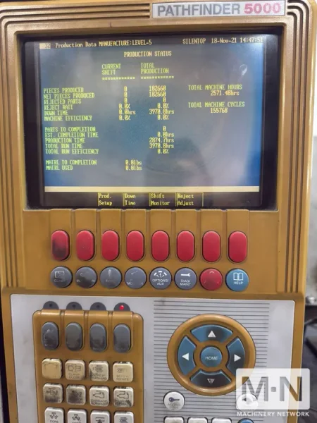 400 TON 59 OZ VAN DORN MODEL 400HT-2800 INJECTION MOLDING MACHINE MFG 1998