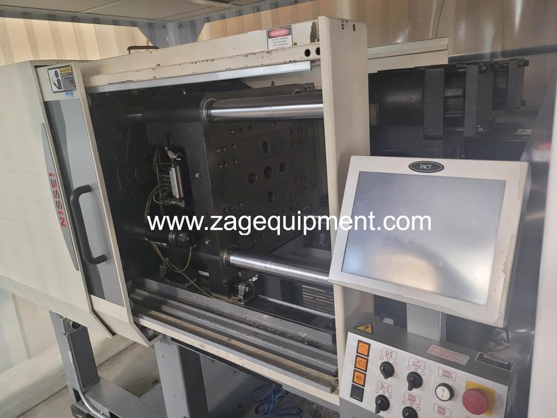Nissei Used NEX110-9E Electric Injection Molding Machine, 121 US Ton, 3 oz., Yr. 2007