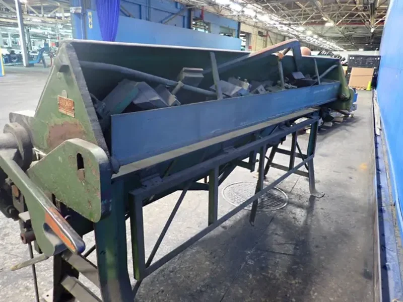 CHICAGO, DRIES &amp; KRUMP MFG. CO. 96" SHEET METAL BRAKE   -  L37