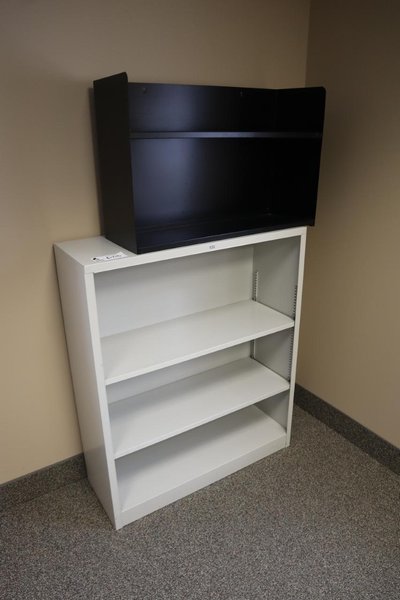 Hon Metal Bookcase and Shelf Unit- Auction Item