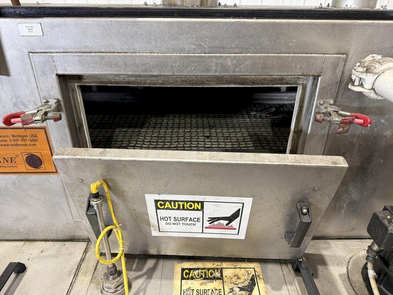 24" W X 10" H MIDBROOK MODEL #CYCLONE W/R/B0 STAINLESS STEEL BELT STYLE PARTS WASHER 2011: YOBRO #24811