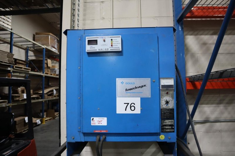 Baker CBR-FD Standing Electric Forklift 2550# Cap, Side Shift, Charger- Auction Item