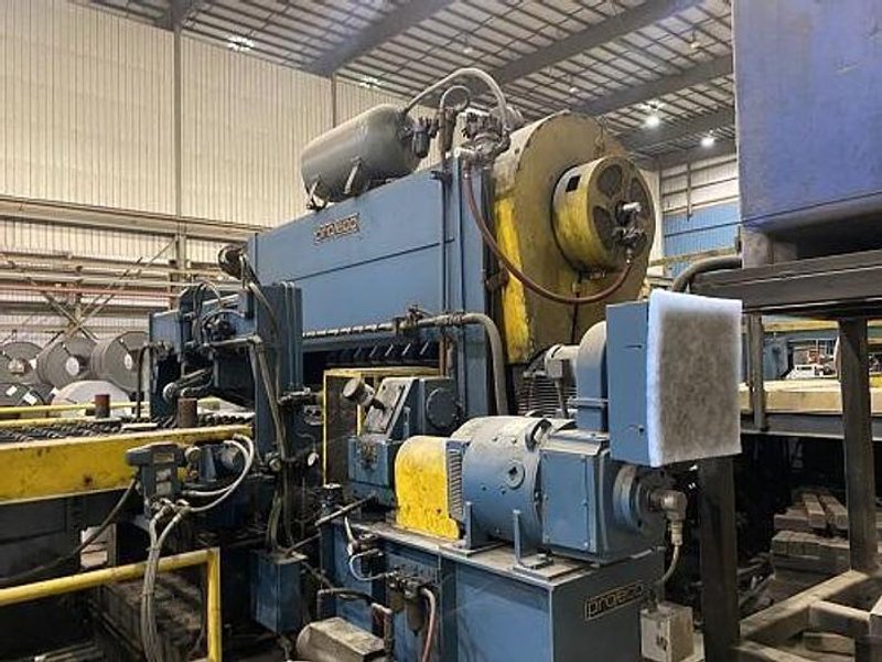 50,000 LBS. X 60" X 3/16" PRO ECO CUT-TO-LENGTH LINE WITH CASSETTE LEVELER. STOCK # 0133225