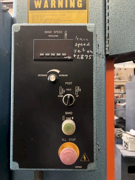 DoAll ZV-3620 High Speed Vertical Band Saw 36&quot; x 20&quot; capacity