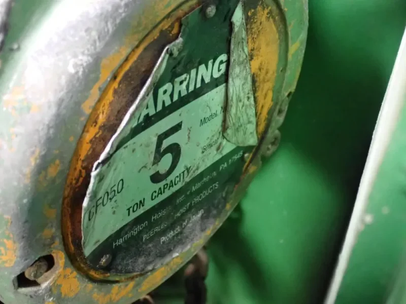 HARRINGTON 5 TON HOIST