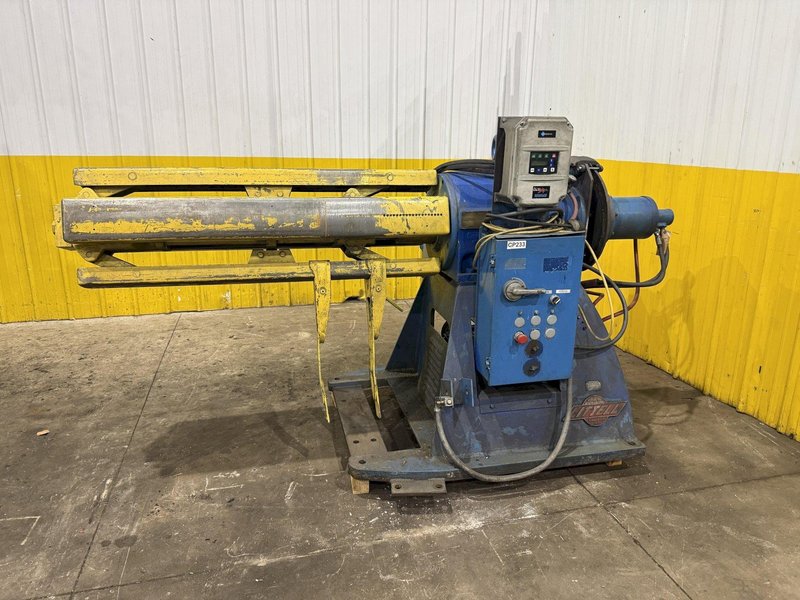 10,000 LBS X 48" LITTELL MODEL #90-48 PULL OFF COIL REEL UNCOILER: YOBRO #25748