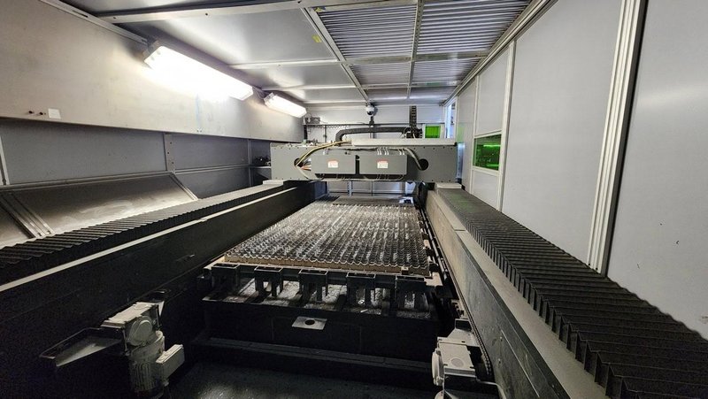 4,000 Watt Cincinnati CL-940 Fiber Laser, 60′ x 120′, 2013