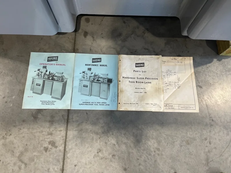 HARDINGE HLV-H Precision Tool Room Lathe USA #6790