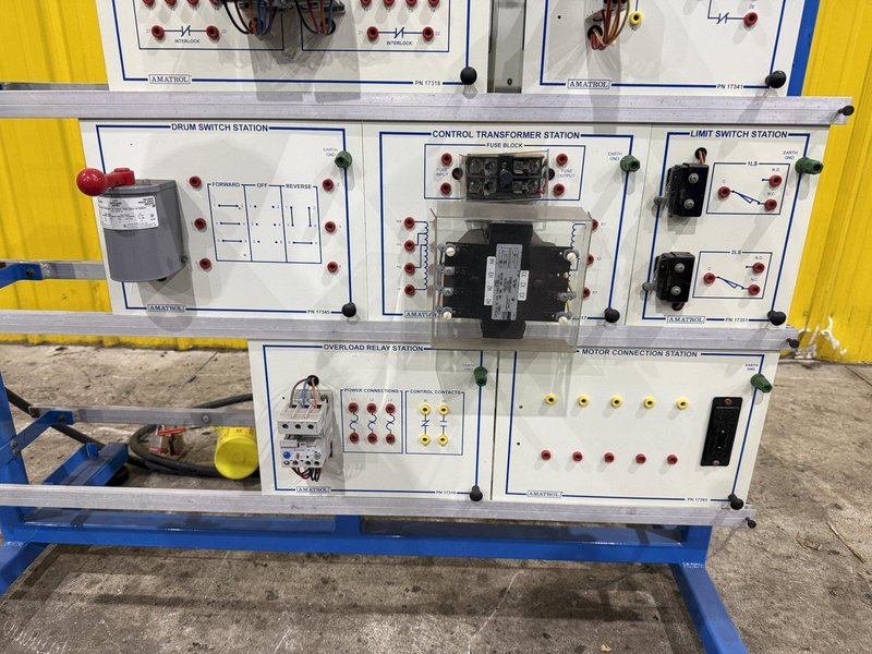 AMATROL MODEL #85-MT5 MOTOR CONTROL SYSTEM TRAINING &amp; TESTING STAND: YOBRO #24916
