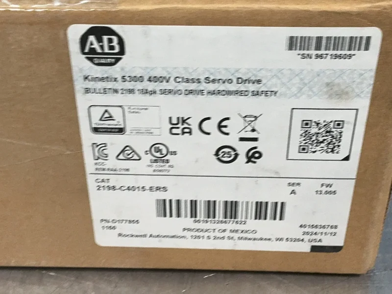 ALLEN-BRADLEY KINETIX 5300 SERVO DRIVE  -  2198-C4015-ERS