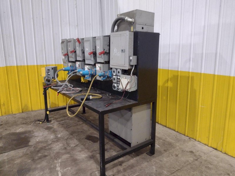 3 PHASE (240 &amp; 480 VOLT) ELECTRIC TEST BENCH WITH 15 &amp; 45 KVA TRANSFORMER: YOBRO #25298