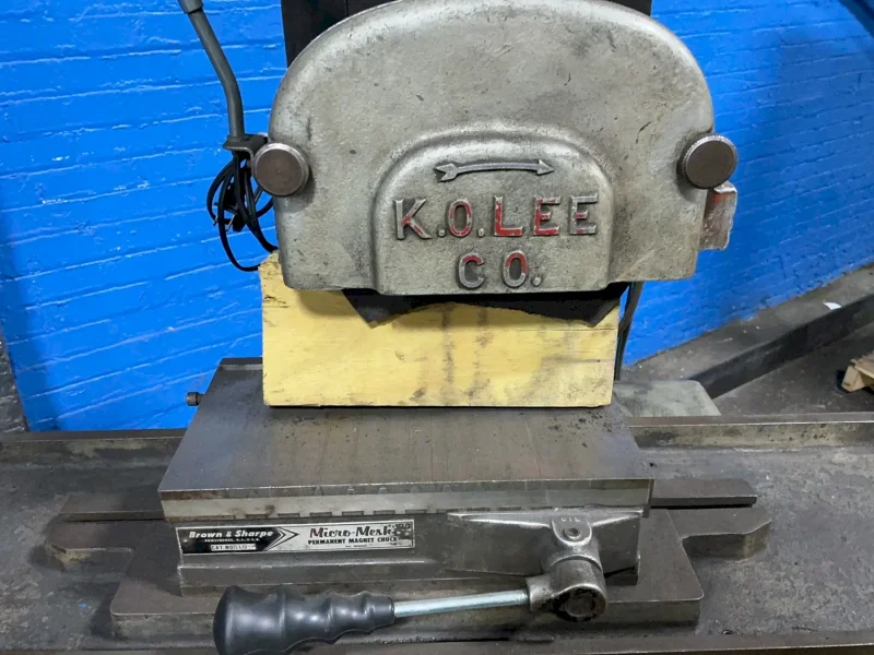 K.O. LEE CO 5” X 10” SURFACE GRINDER  -  S714