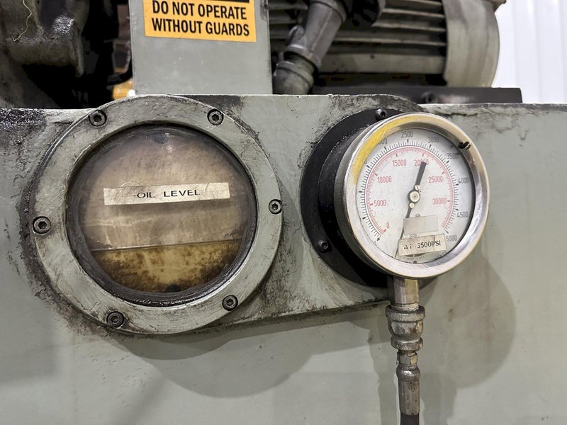 200 TON BEATTY HYDRAULIC BULLDOZER TYPE HORIZONTAL PRESS: STOCK #20538