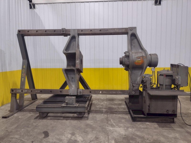 400 TON RODGERS  MODEL #1F400D-7214 HYDRAULIC HORIZONTAL INCLINED WHEEL PRESS: YOBRO 24526